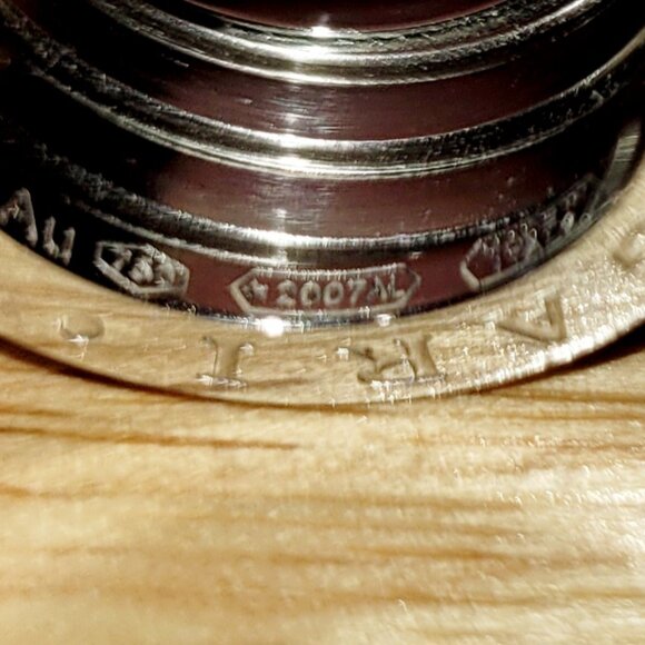 Bvlgari B.zero1 Four-Band Ring 18kt White Gold Size 50 - Picture 7 of 10